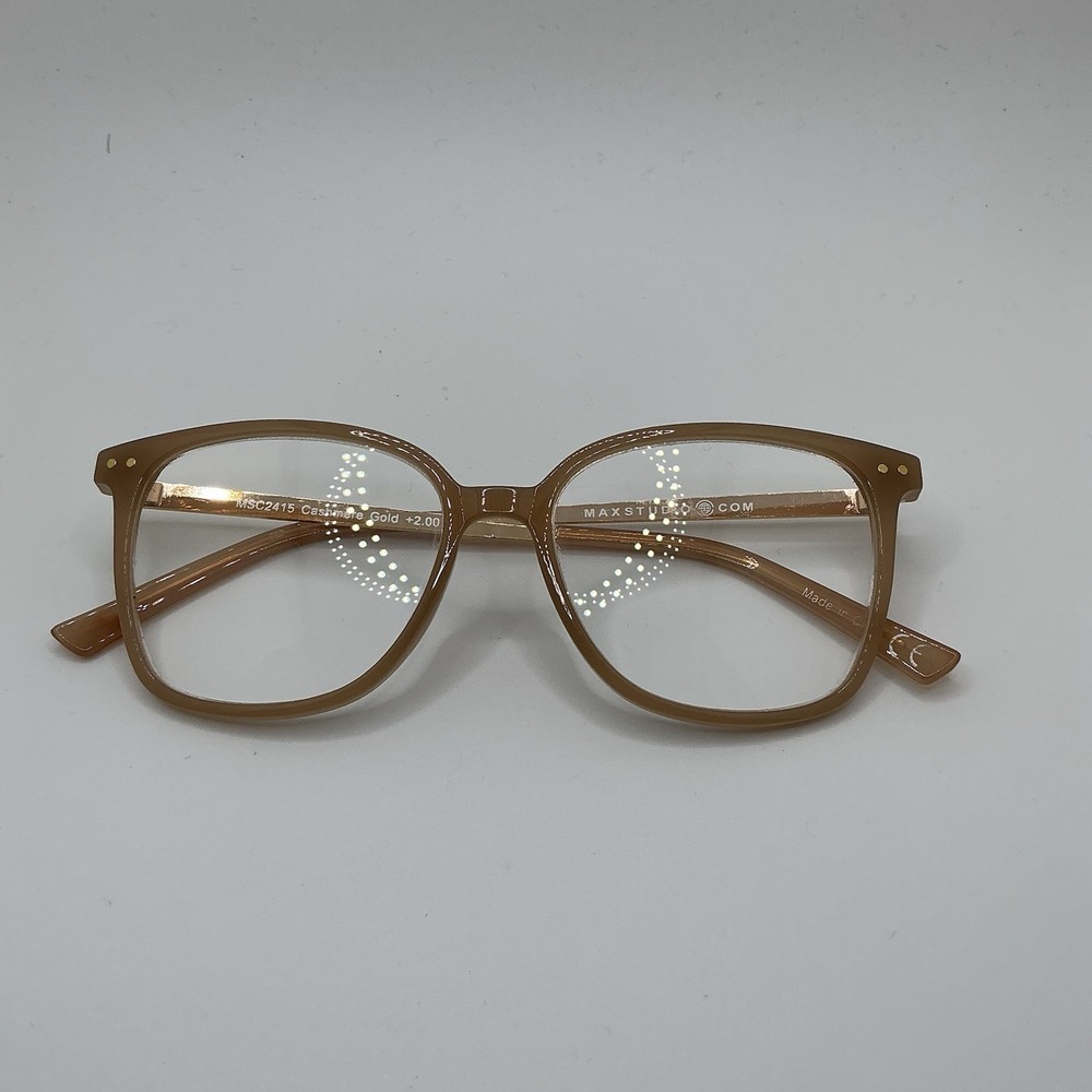 Max Studio Reading Glasses MSC2415 Cashmere Gold +2.00‎